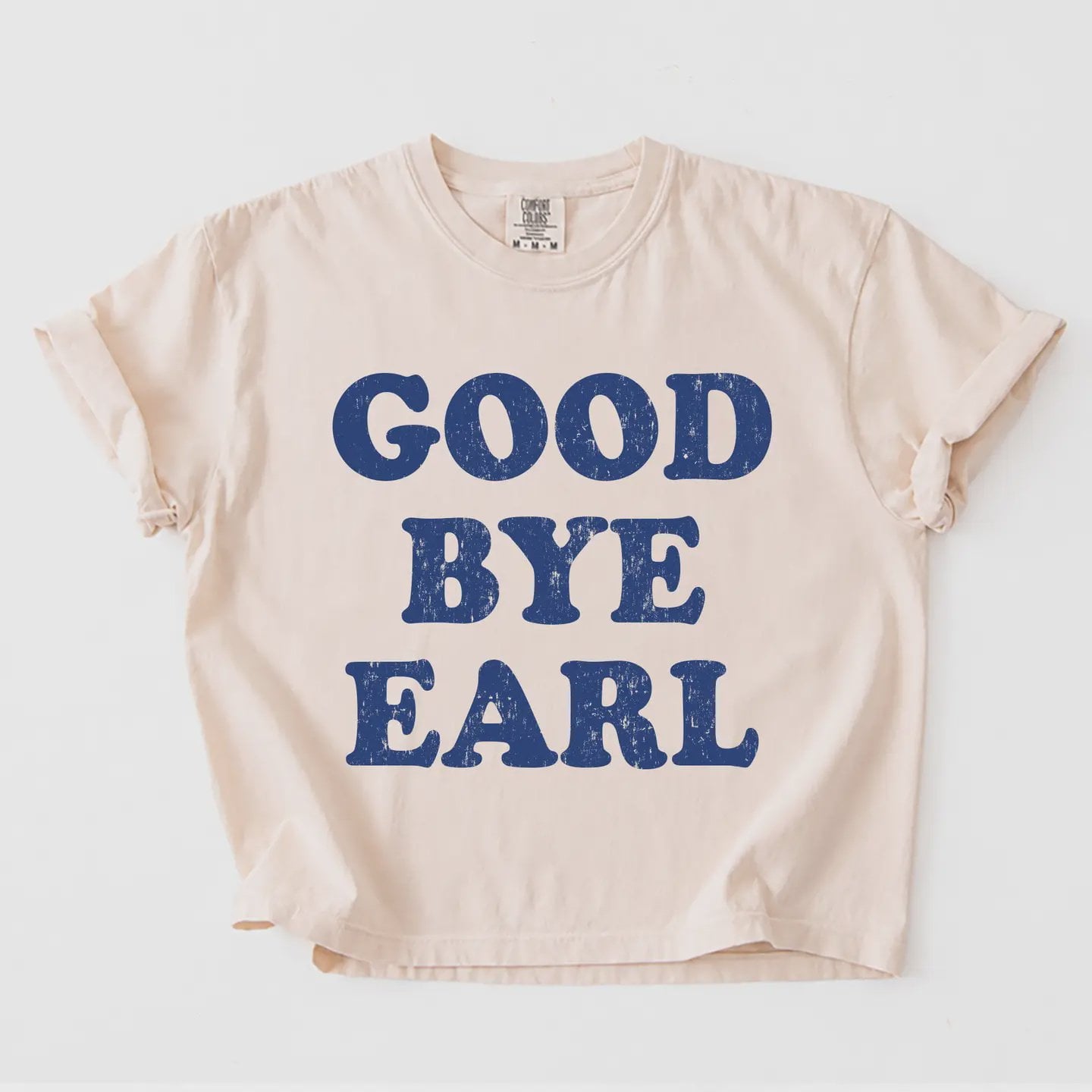 Goodbye Earl Cropped Tee / Ivory