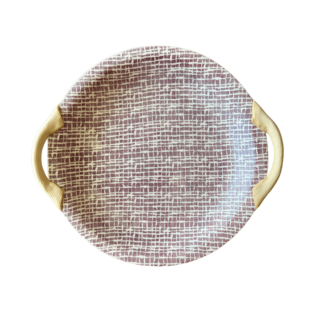 13" Round w/ Handles / Metro Berry