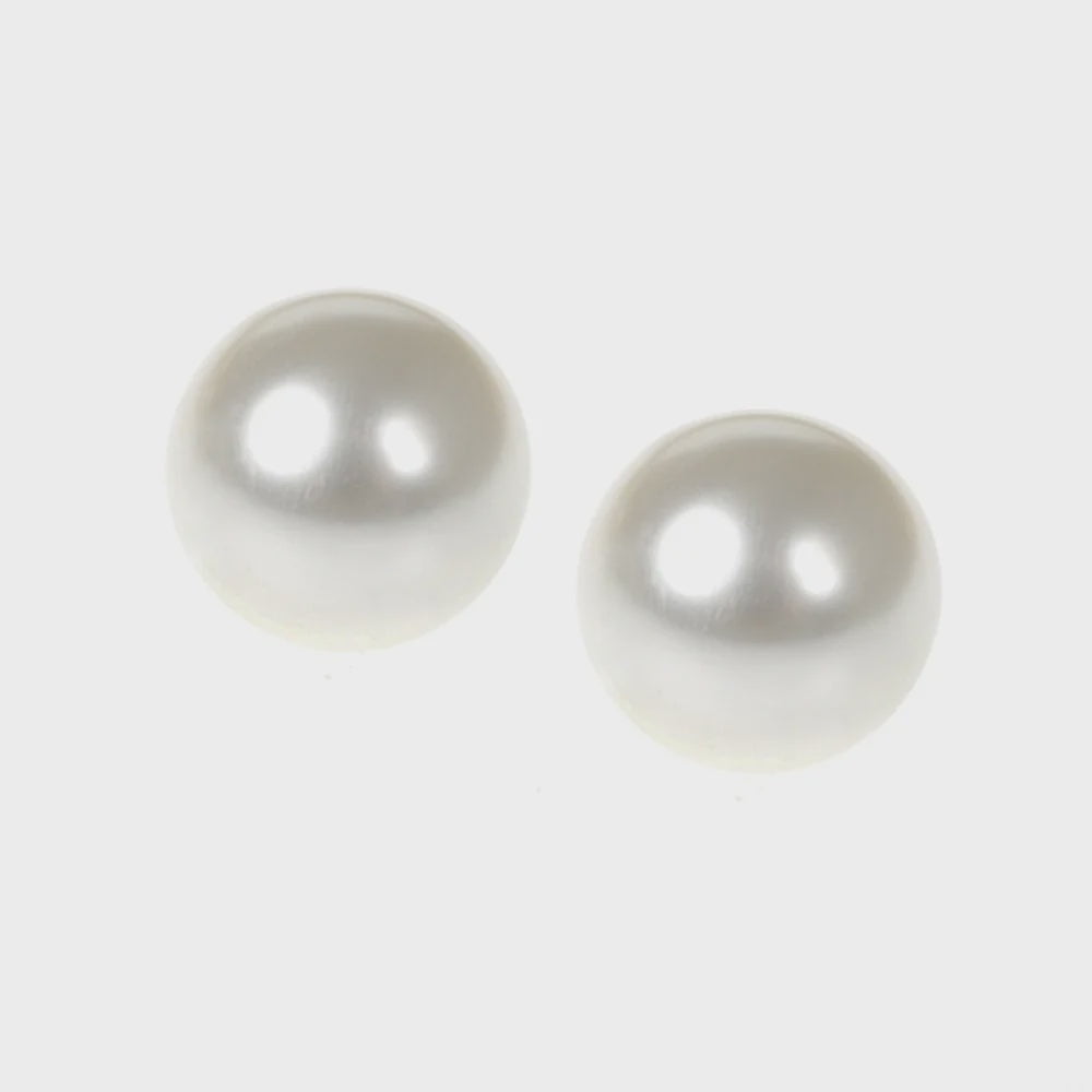 20mm Pearl Clip On Earrings
