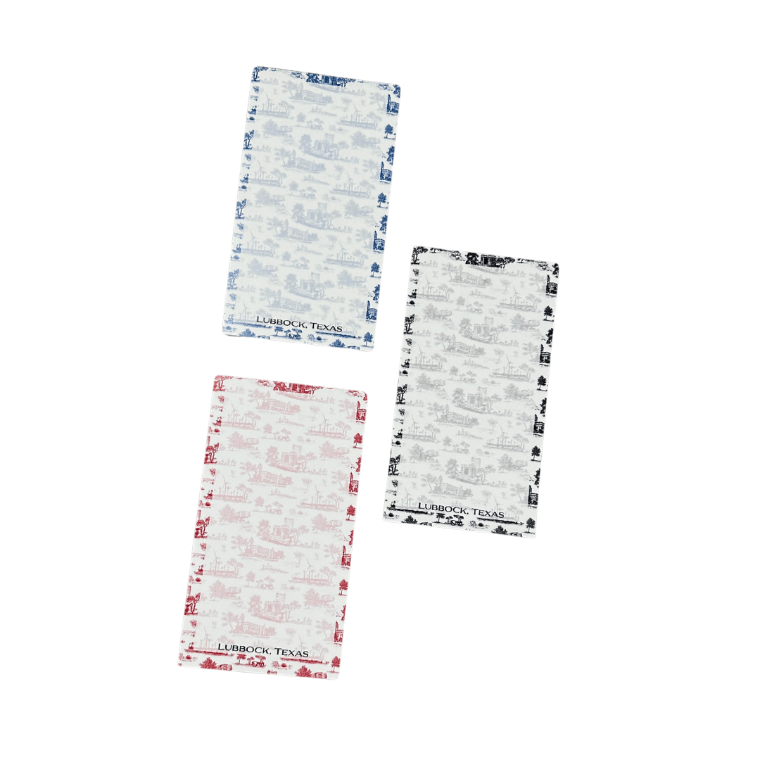 The Lubbock Toile™ Notepad Set