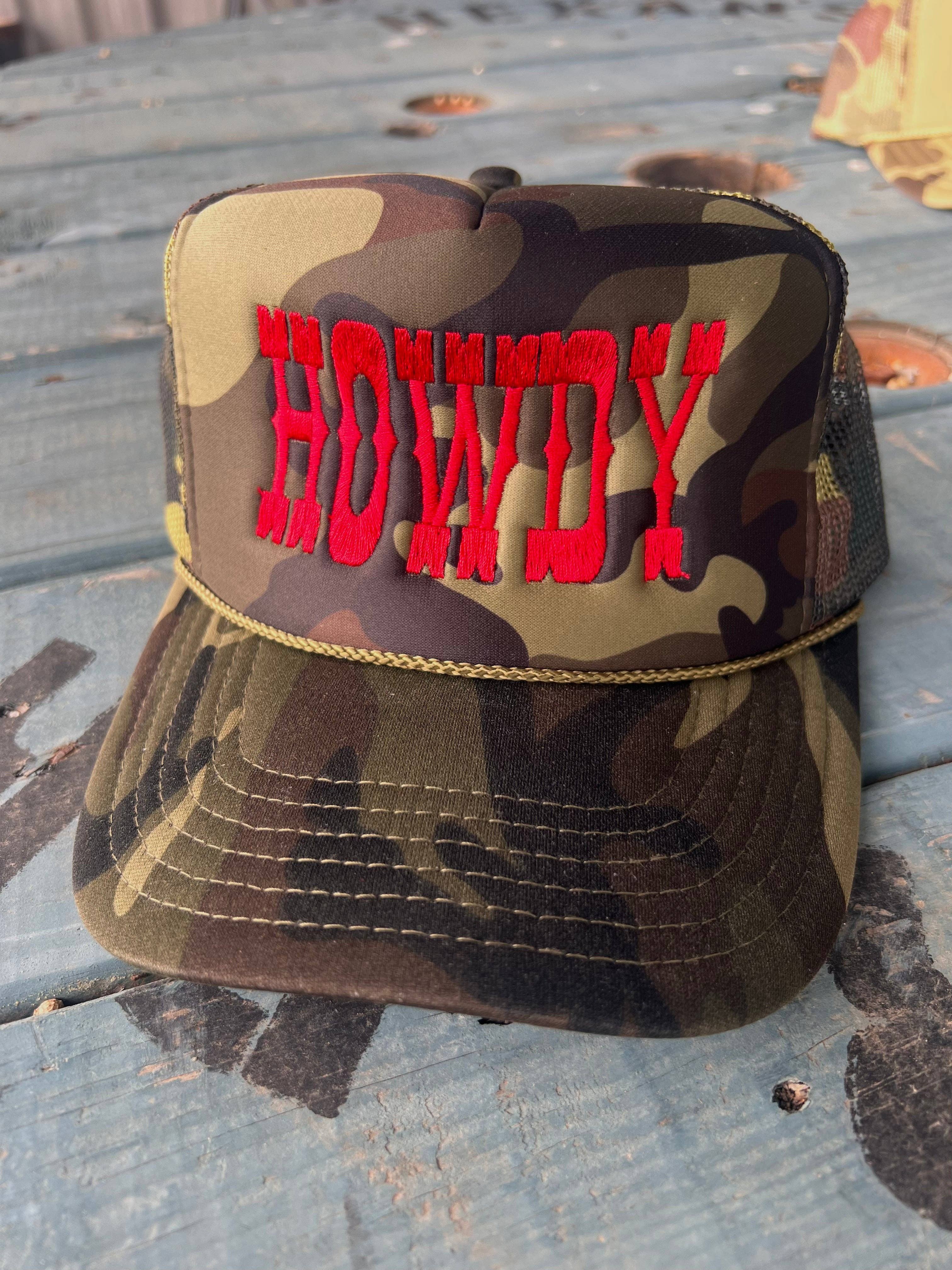Howdy Trucker Hat / Camo
