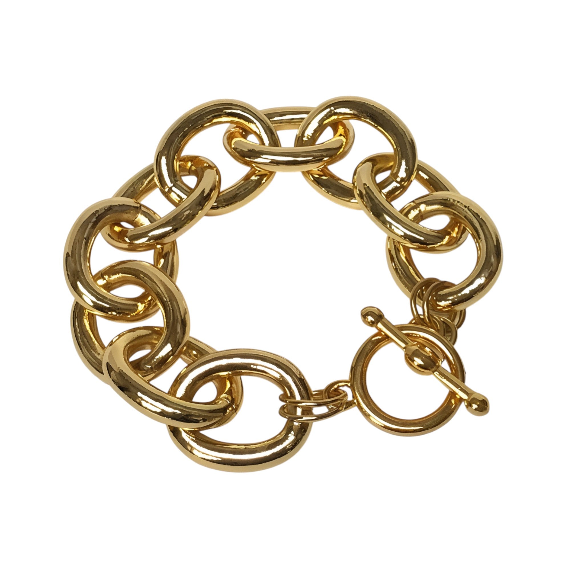 8.5" Gold Chain Bracelet