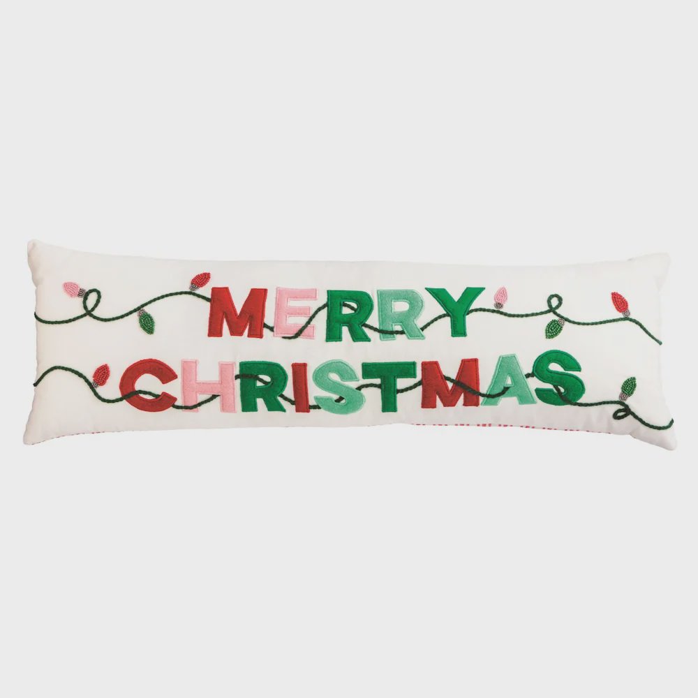 Merry Christmas Long Pillow