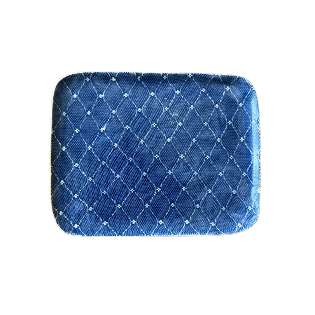 Tidbit Tray / Arabesque Cobalt