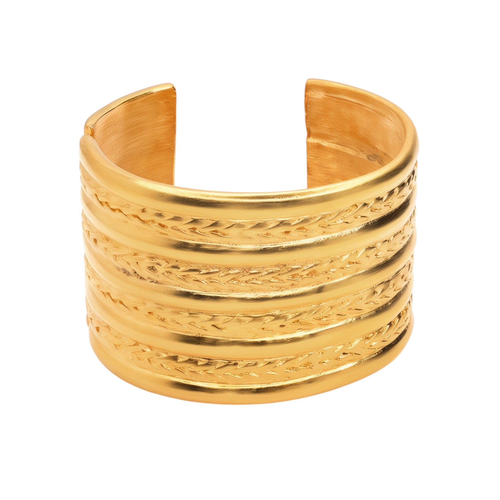 Gold Braided Cuff