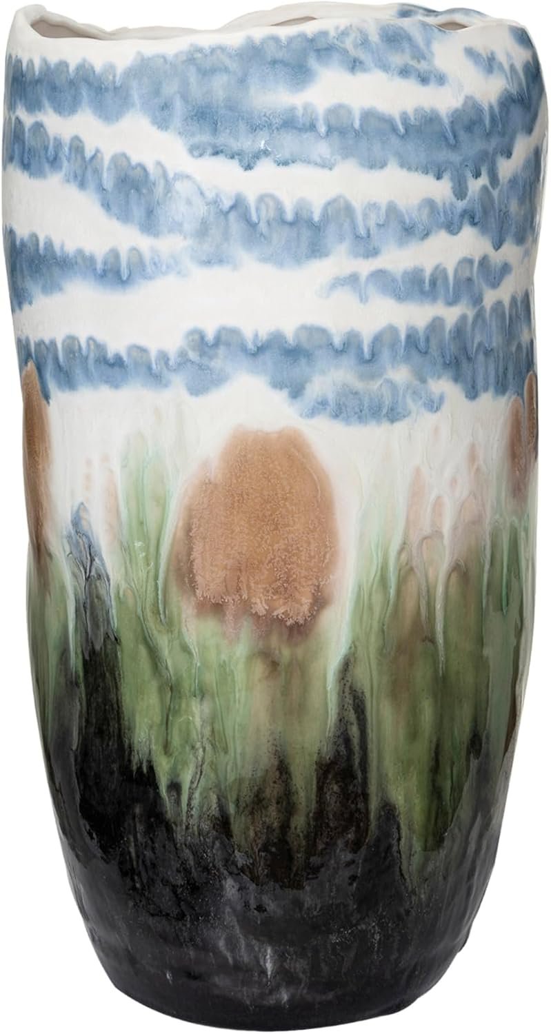 Stoneware Vase Multi color