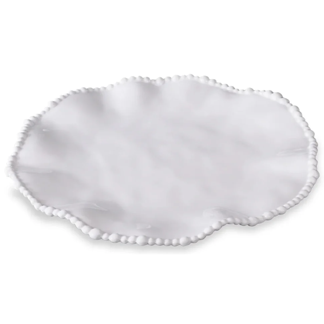 Alegria 11" Dinner Plate, White