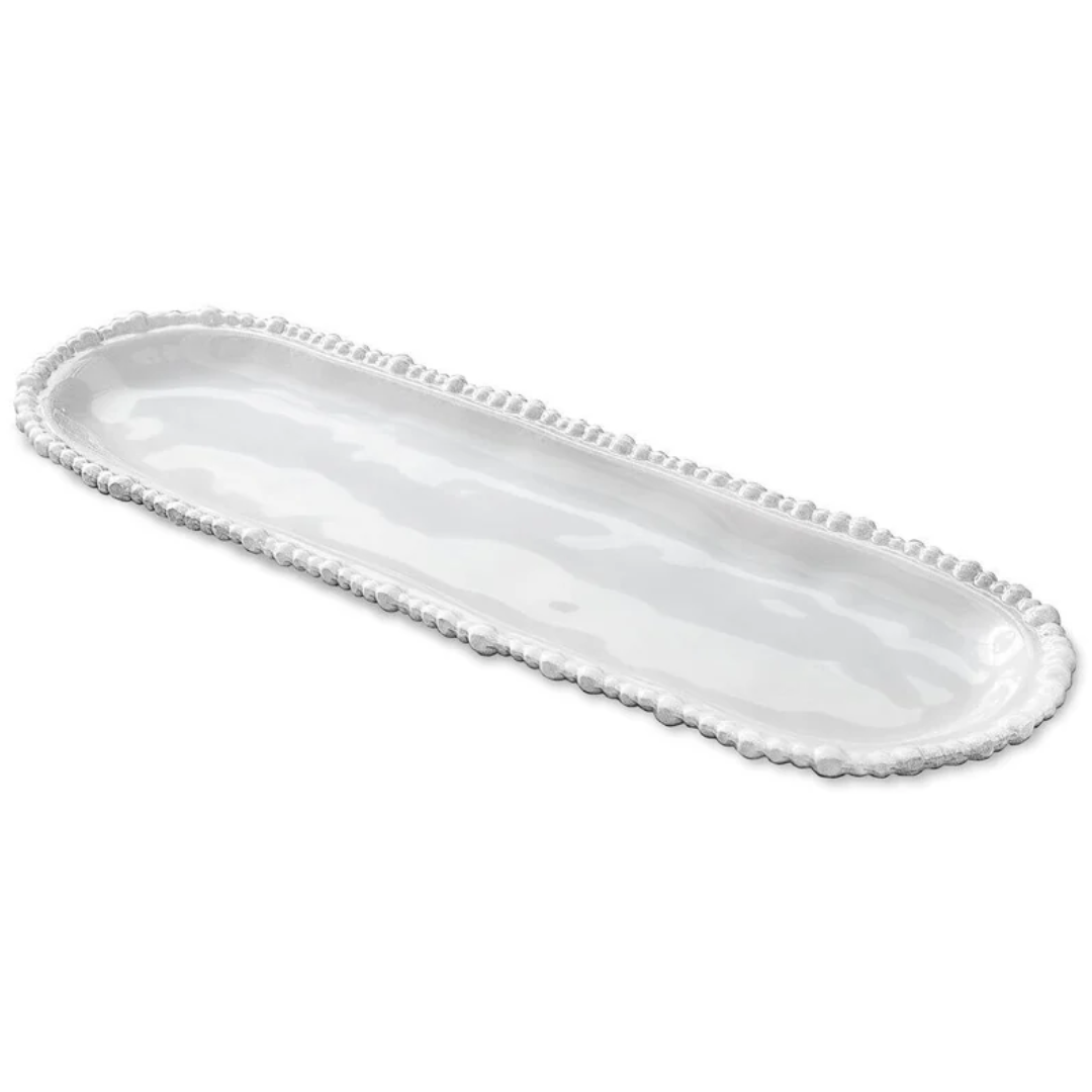 Alegria Medium Baguette Platter, White