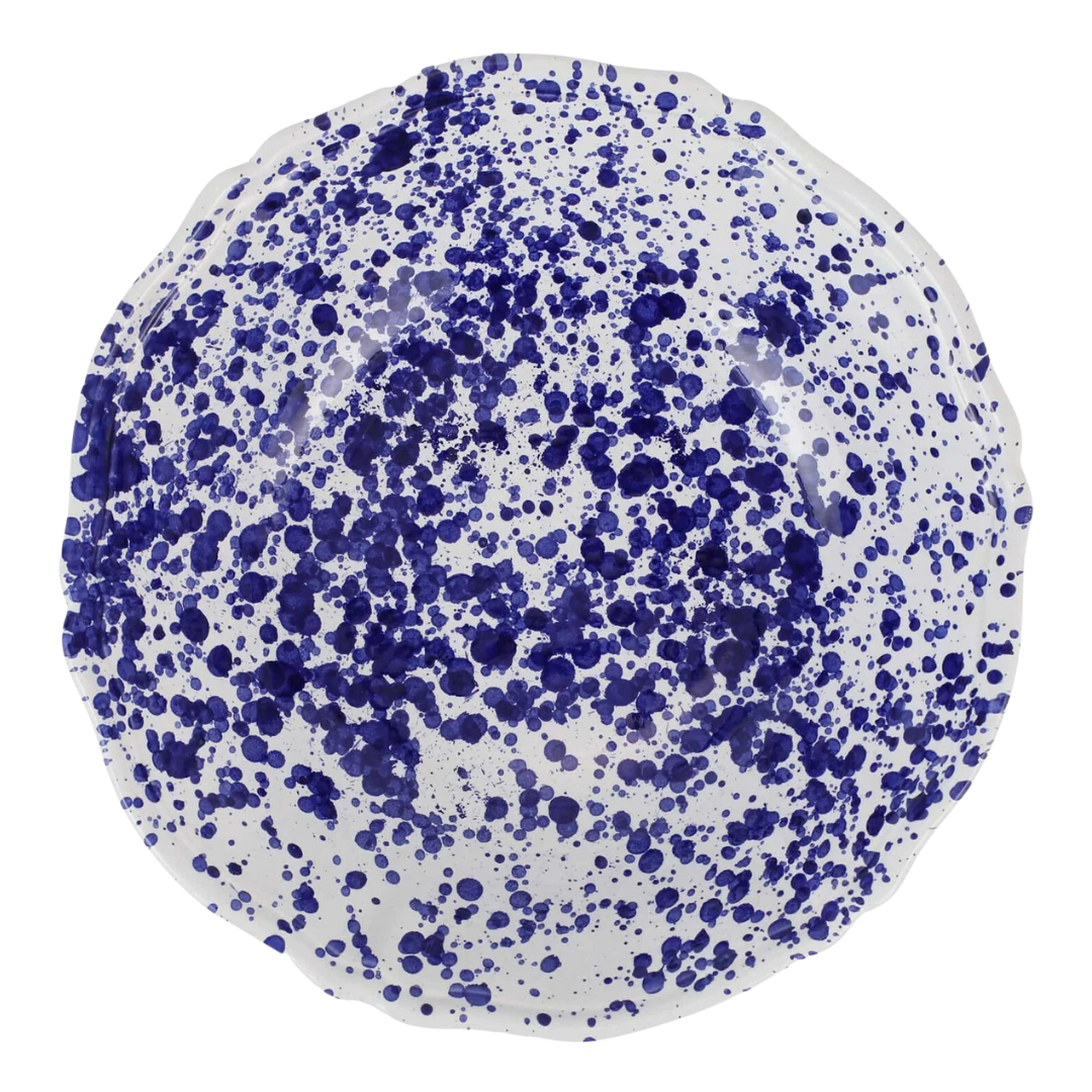 Amalfitina Splatter - Serving Bowl, Cobalt