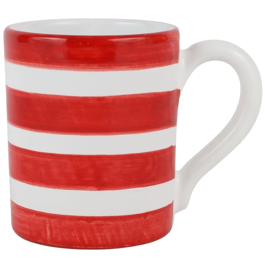 Amalfitina Stripe - Mug, Red