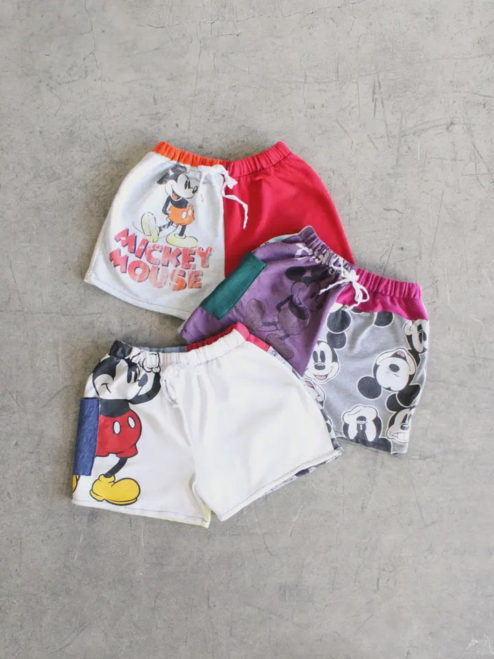 Disney Pieced Sweat Shorts / Assorted