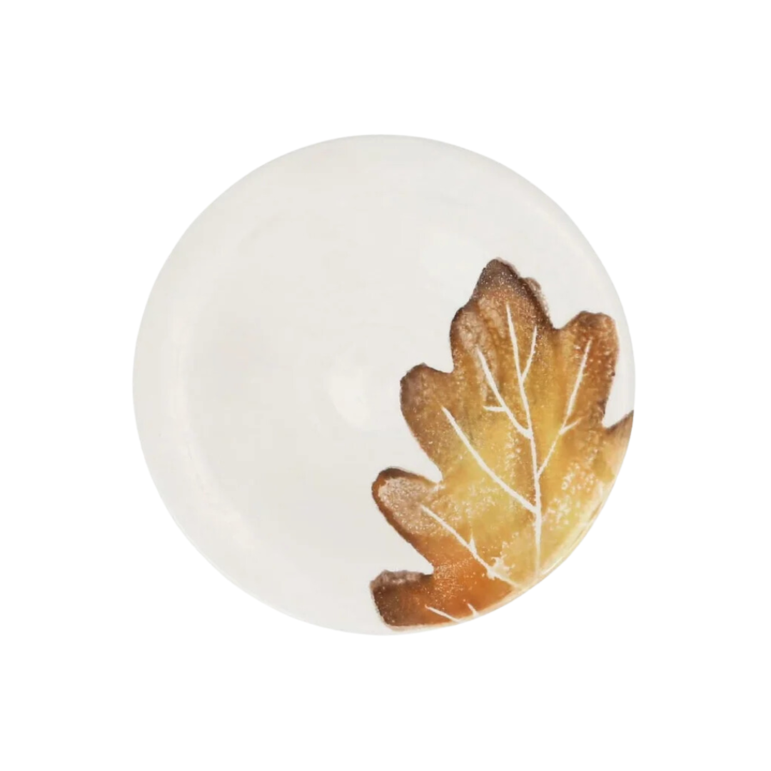 Autunno - Canape Plate, White Oak Leaf