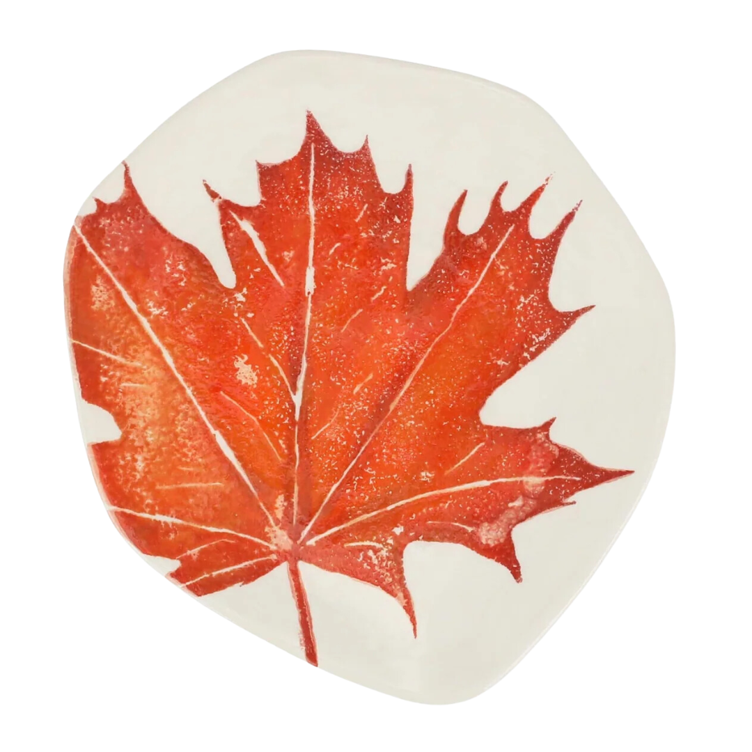 Autunno - Salad Plate, Maple Leaf