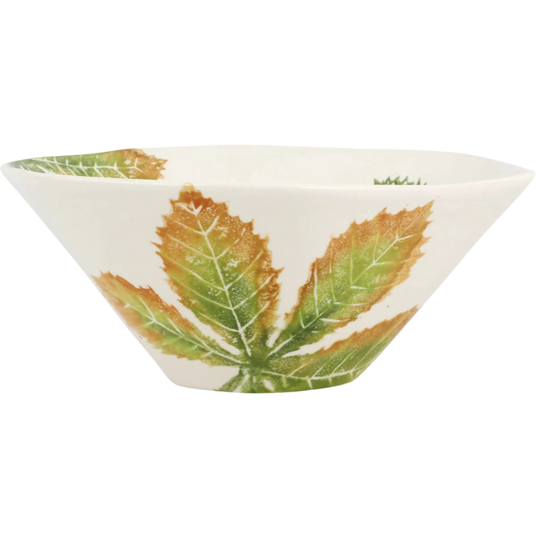 Autunno Chestnut Leaf - Deep Serving Bowl