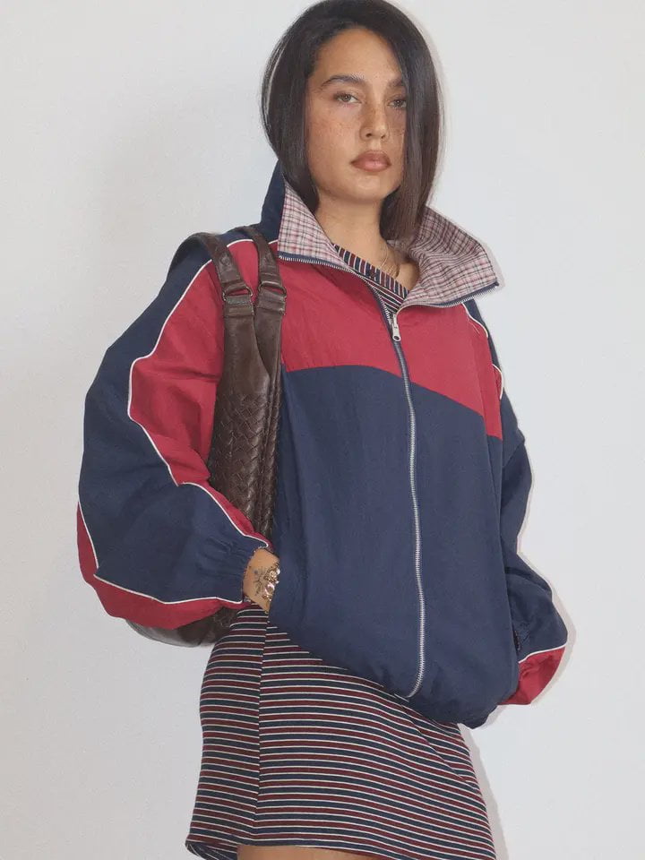 Reverse Wind Breaker Jacket / Navy