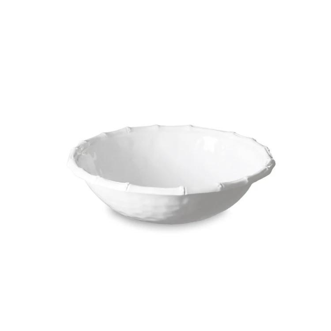 Bamboo Large Salad Bowl, White