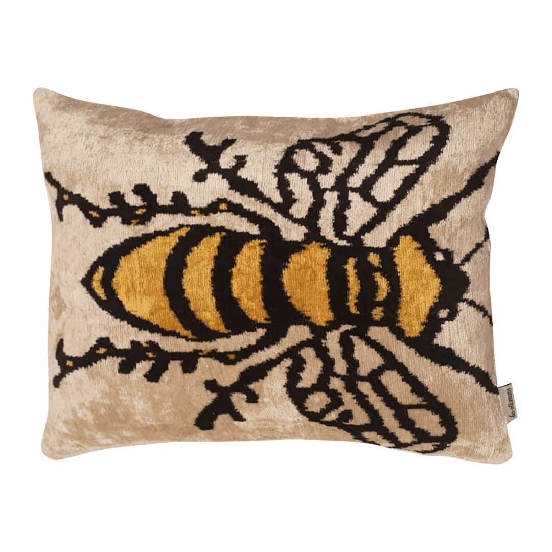 Bee Velvet Pillow