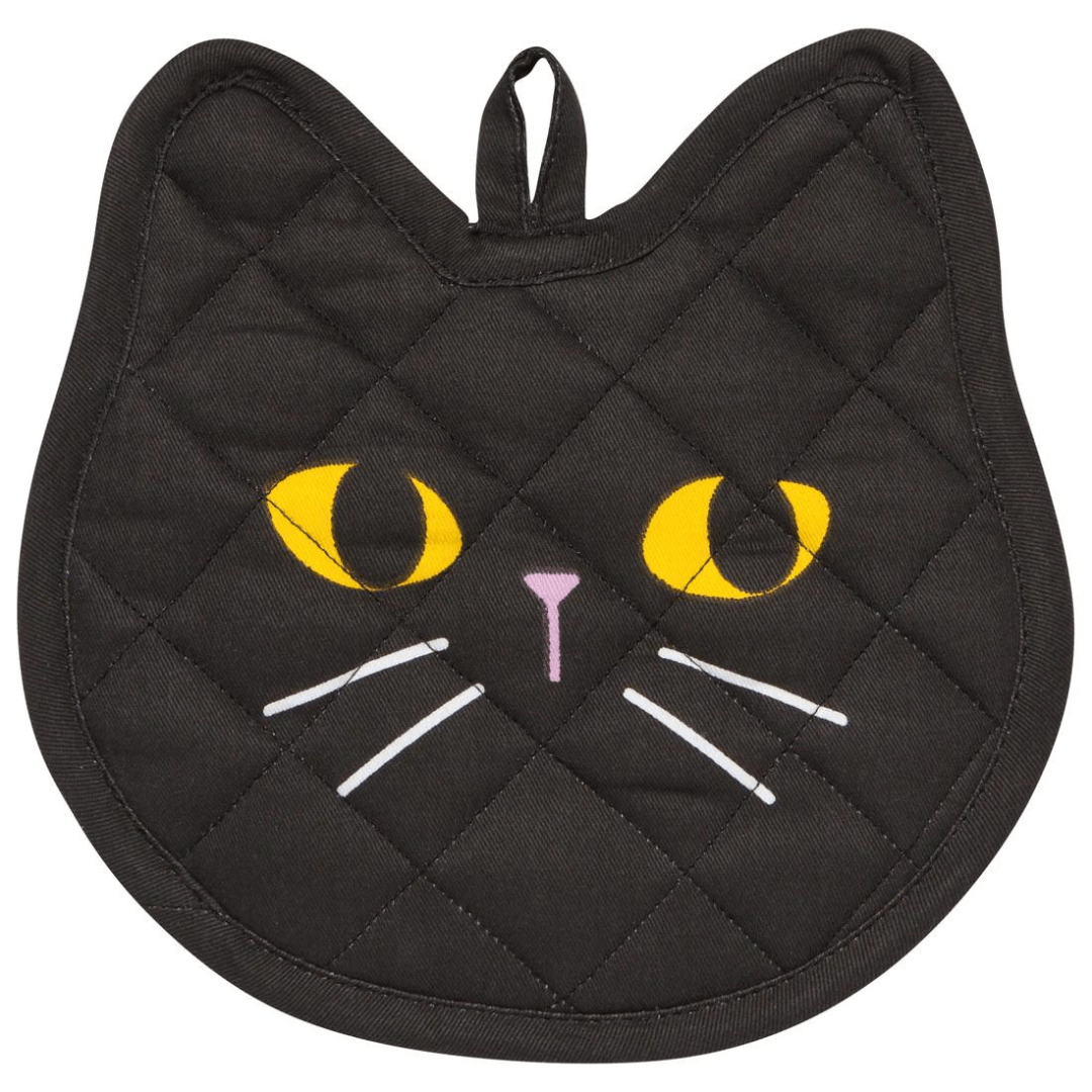 Black Cat Pot Holder