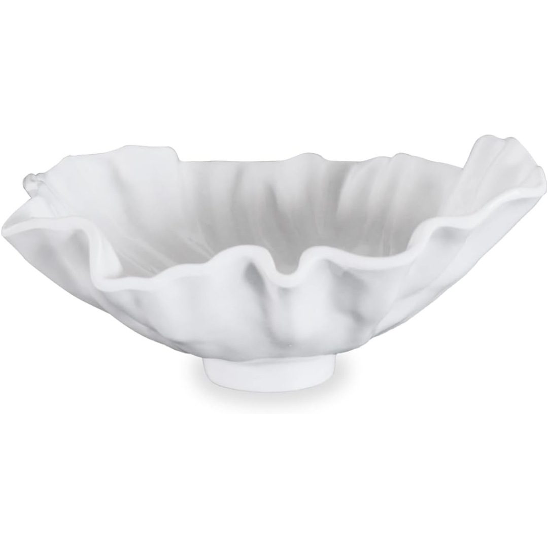 Bloom Medium Bowl, White Melamine