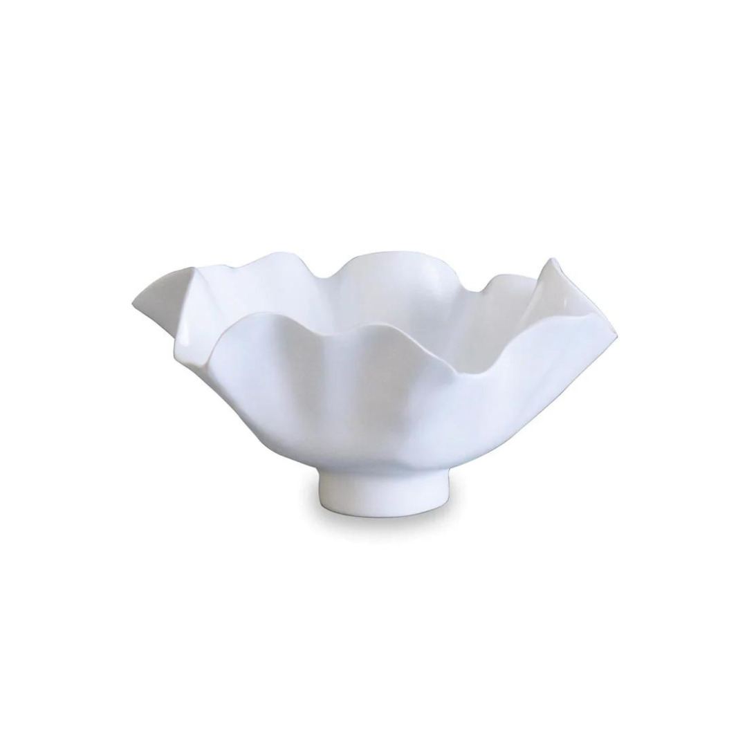 Bloom Small Deep Bowl, White, Melamine