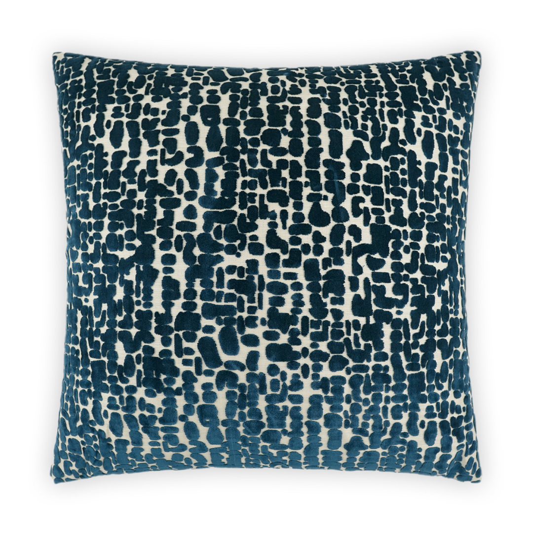 Blue Blot Pillow