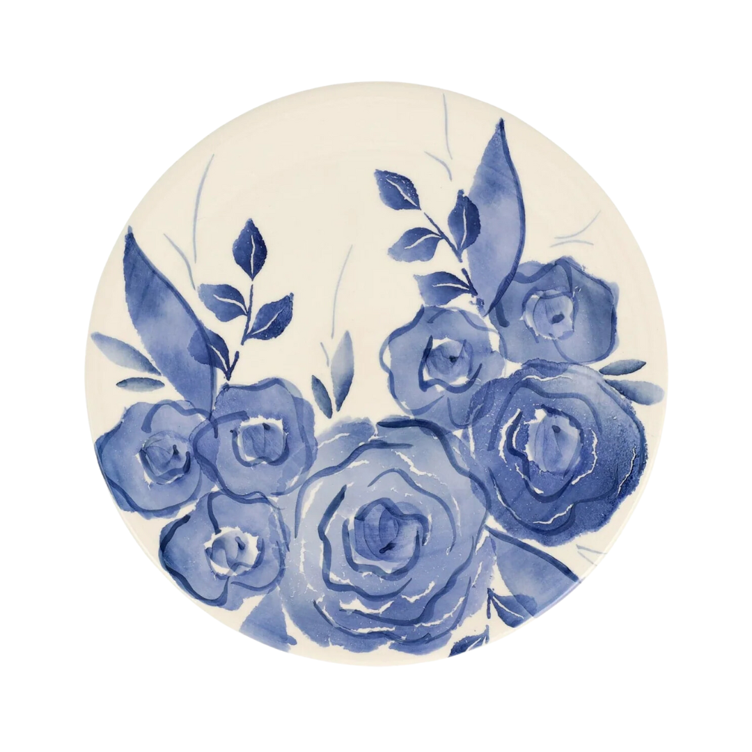 Blue Camellia - Salad Plate