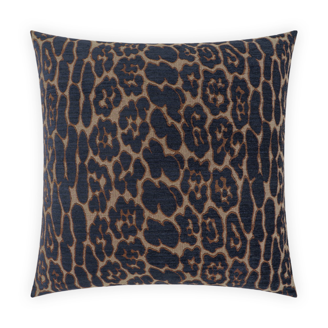 Blue Cheetah Pillow HHC Living