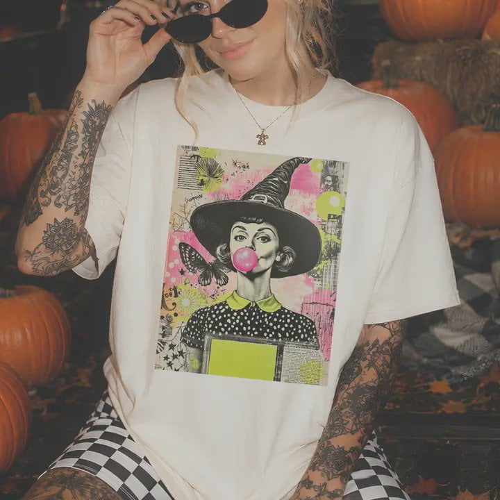 Bubblegum & Broomsticks Tee