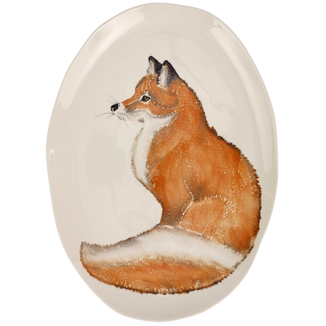 Cacciatore - Medium Oval Platter, Fox