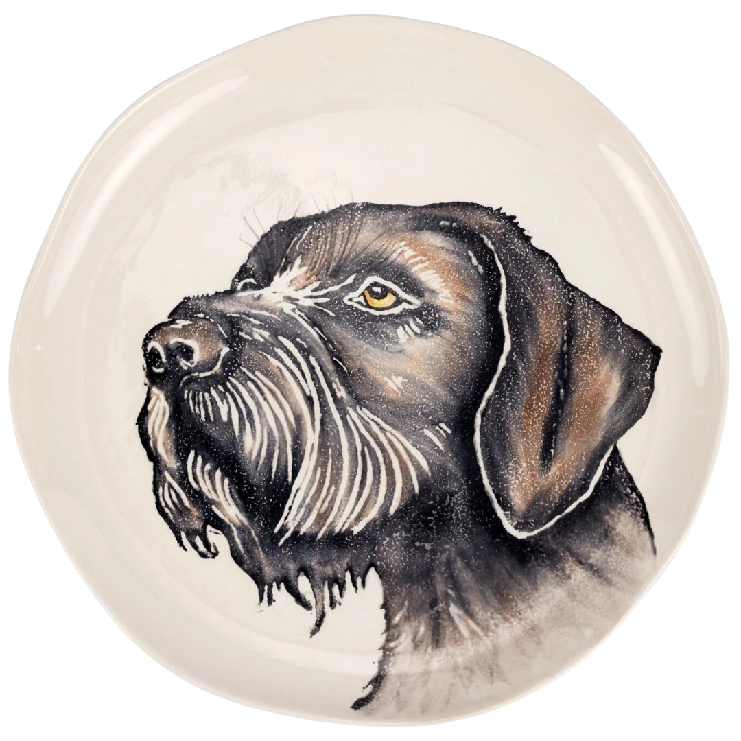 Cacciatore - Medium Round Platter, Spinone Italiano