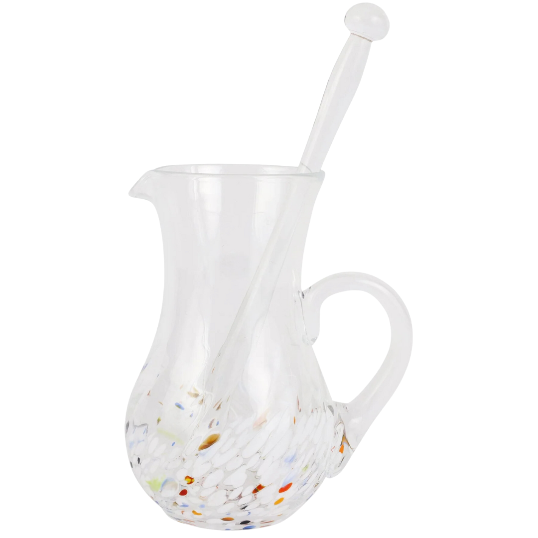 Chiara - Pitcher & Stirrer Set, White