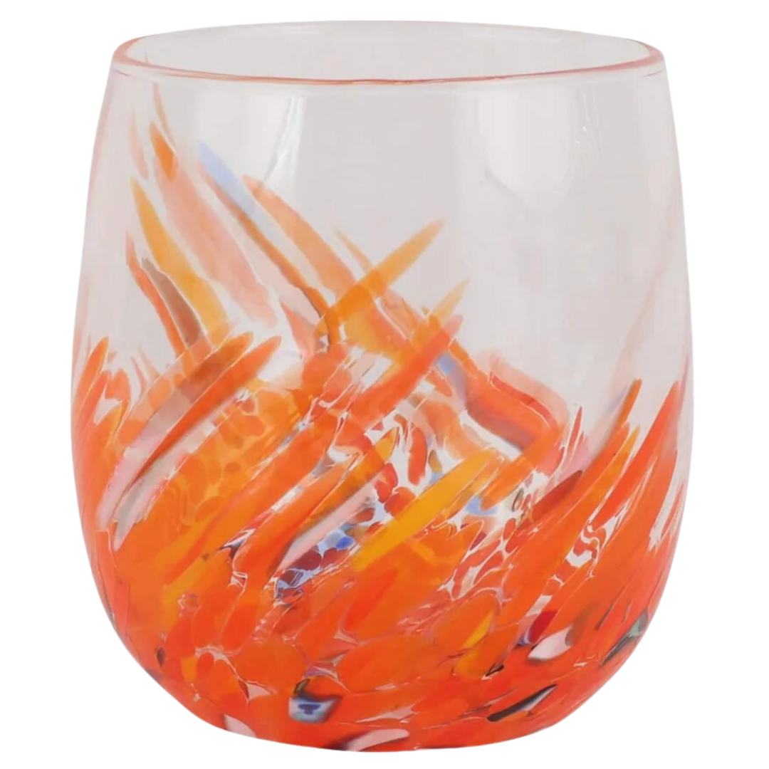 Chiara - Short Tumbler, Orange