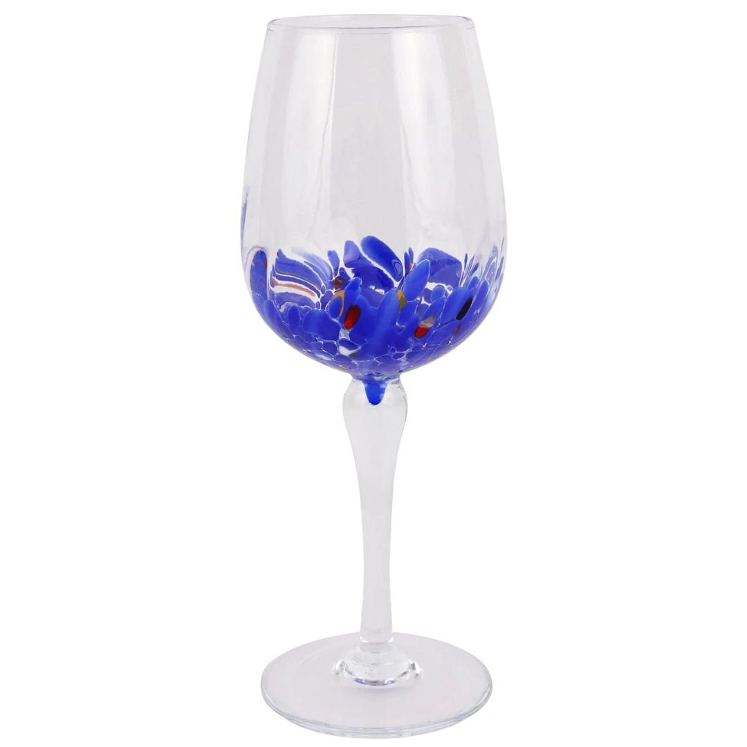 Chiara - Wine Glass, Blue