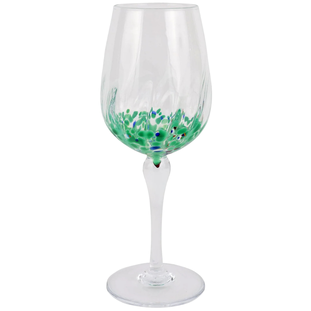 Chiara - Wine Glass, Green