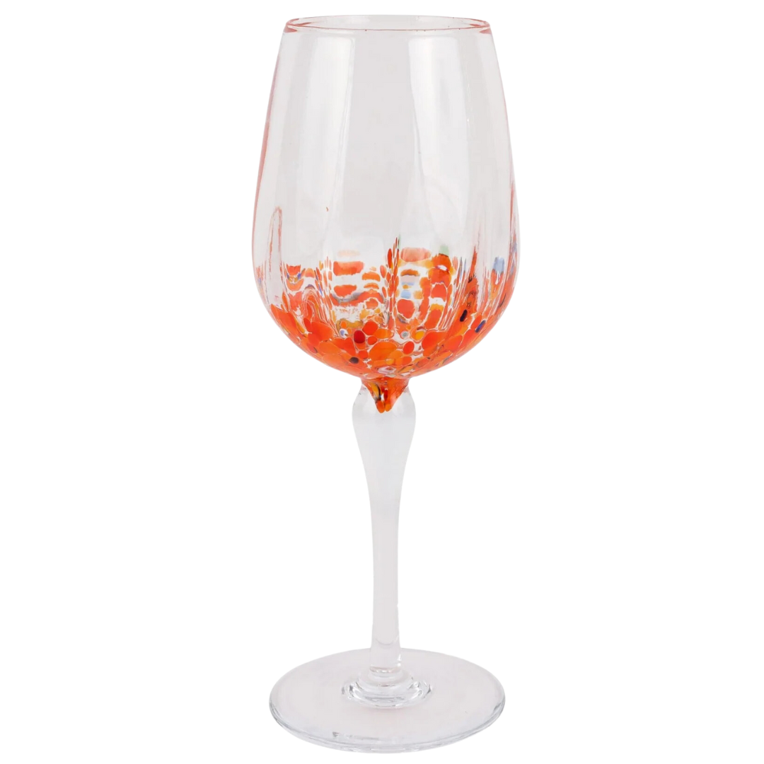 Chiara - Wine Glass, Orange