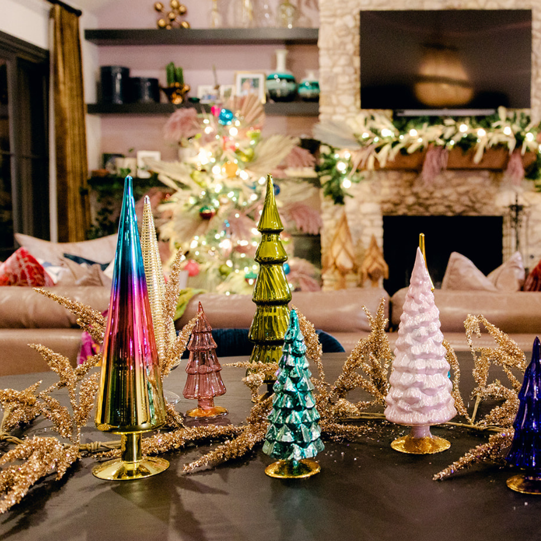 Glass Christmas Trees