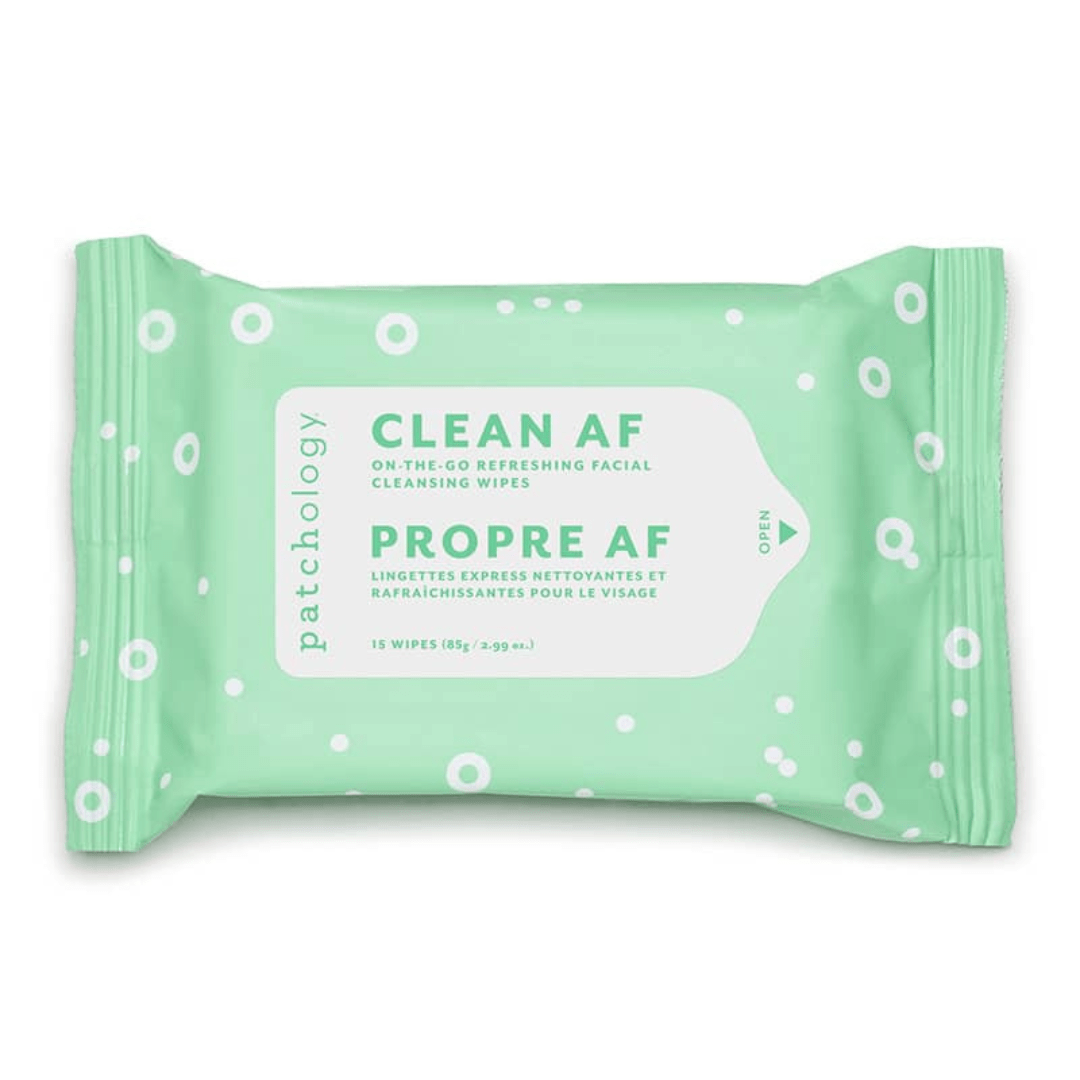 Clean AF On-the-Go Facial Cleansing Wipes