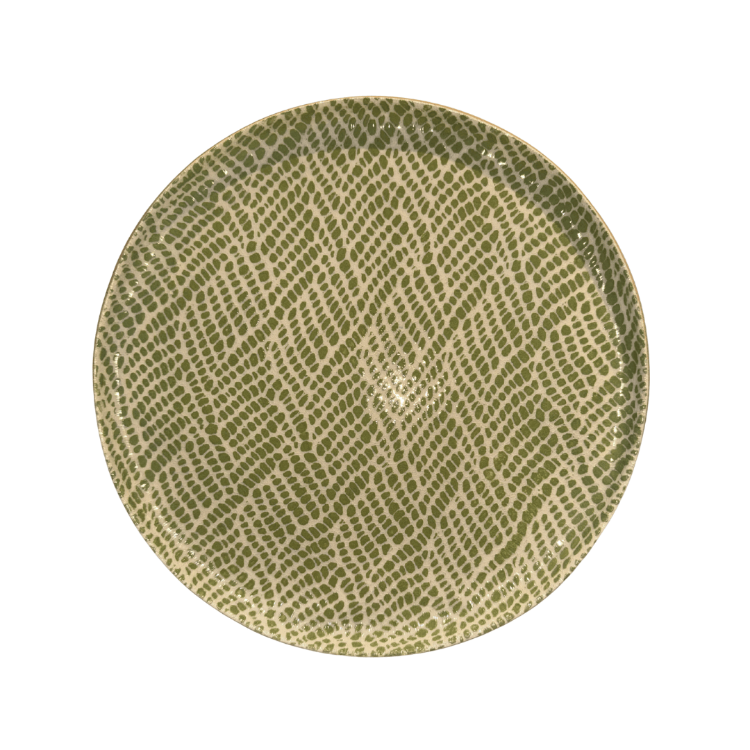 Coupe Luncheon Plate / Braid Citrus