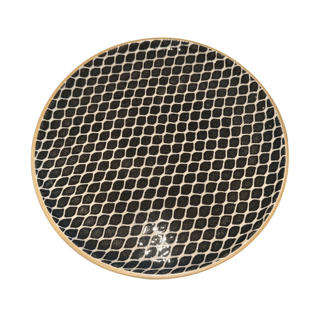 Coupe Luncheon Plate / Taj Black