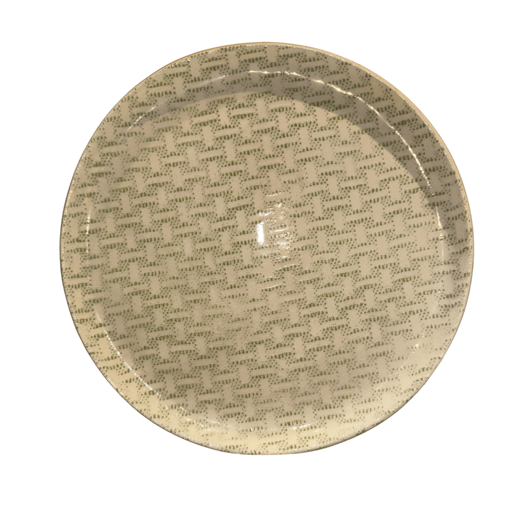 Coupe Luncheon Plate / Wicker Citrus
