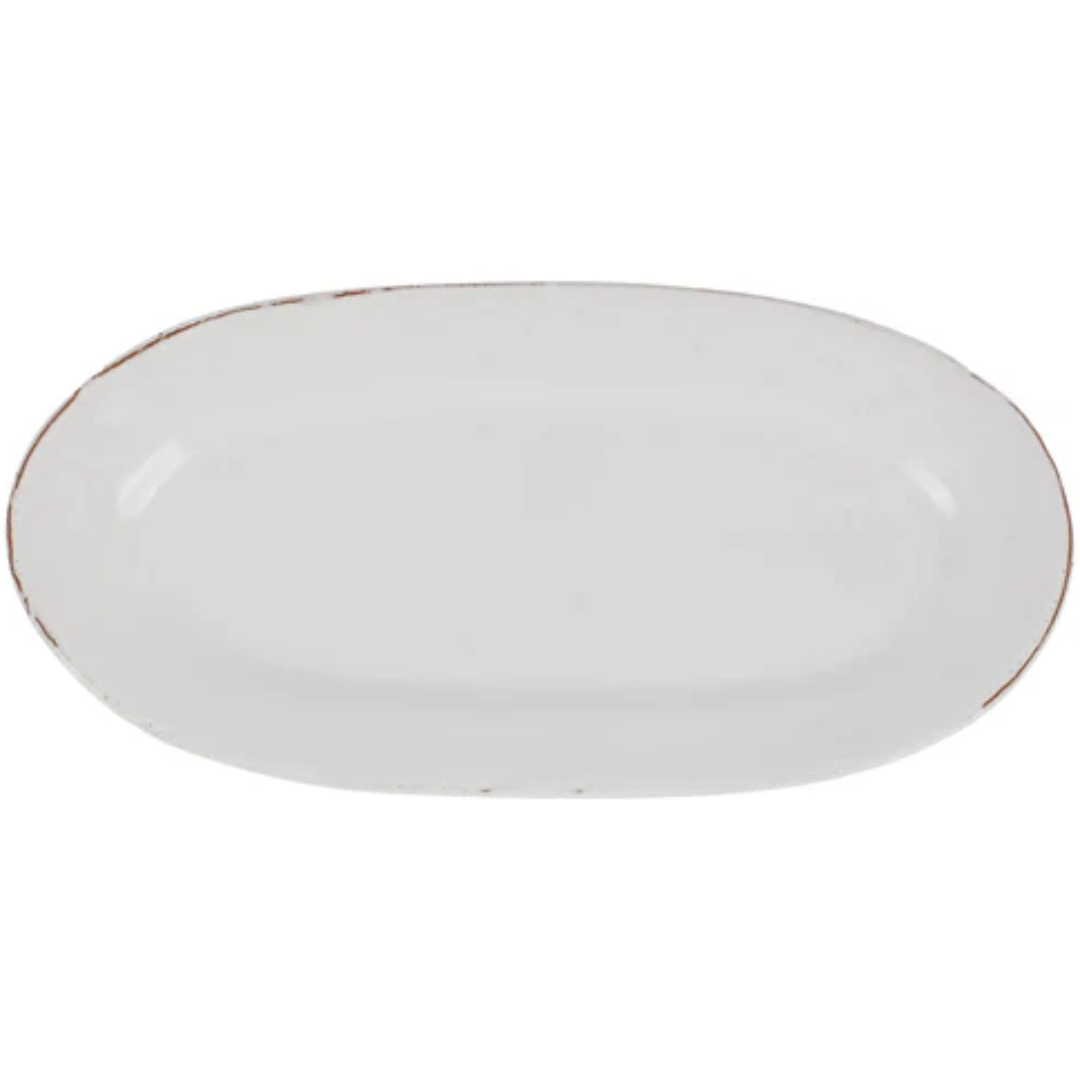 Cucina Fresca - Narrow Oval Platter, Bianco