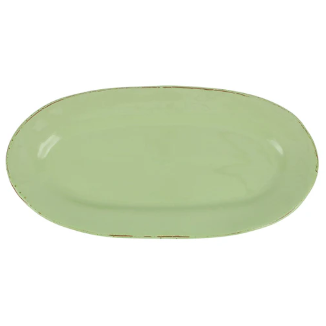 Cucina Fresca - Narrow Oval Platter, Pistachio