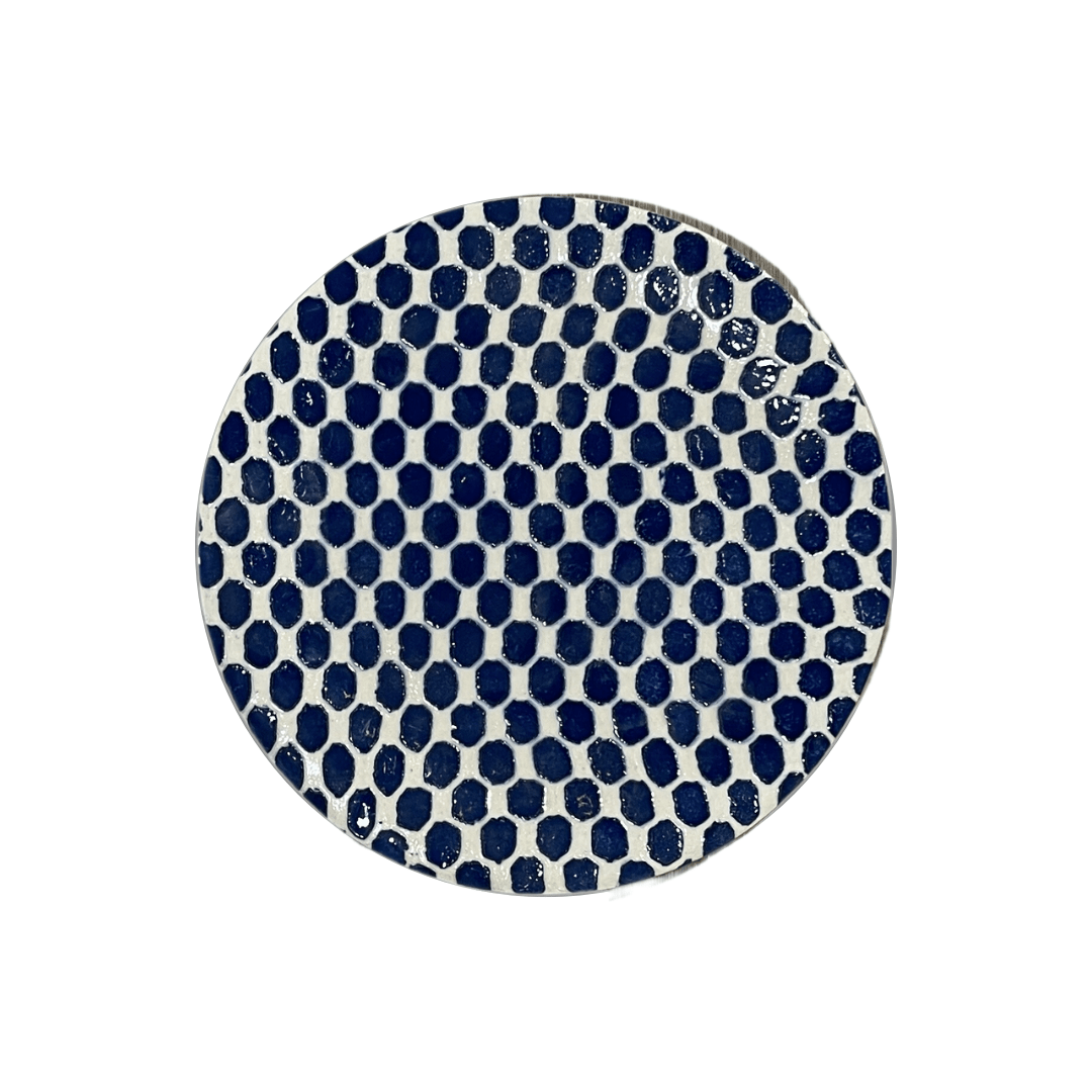 Dessert Plate/ Dot Cobalt