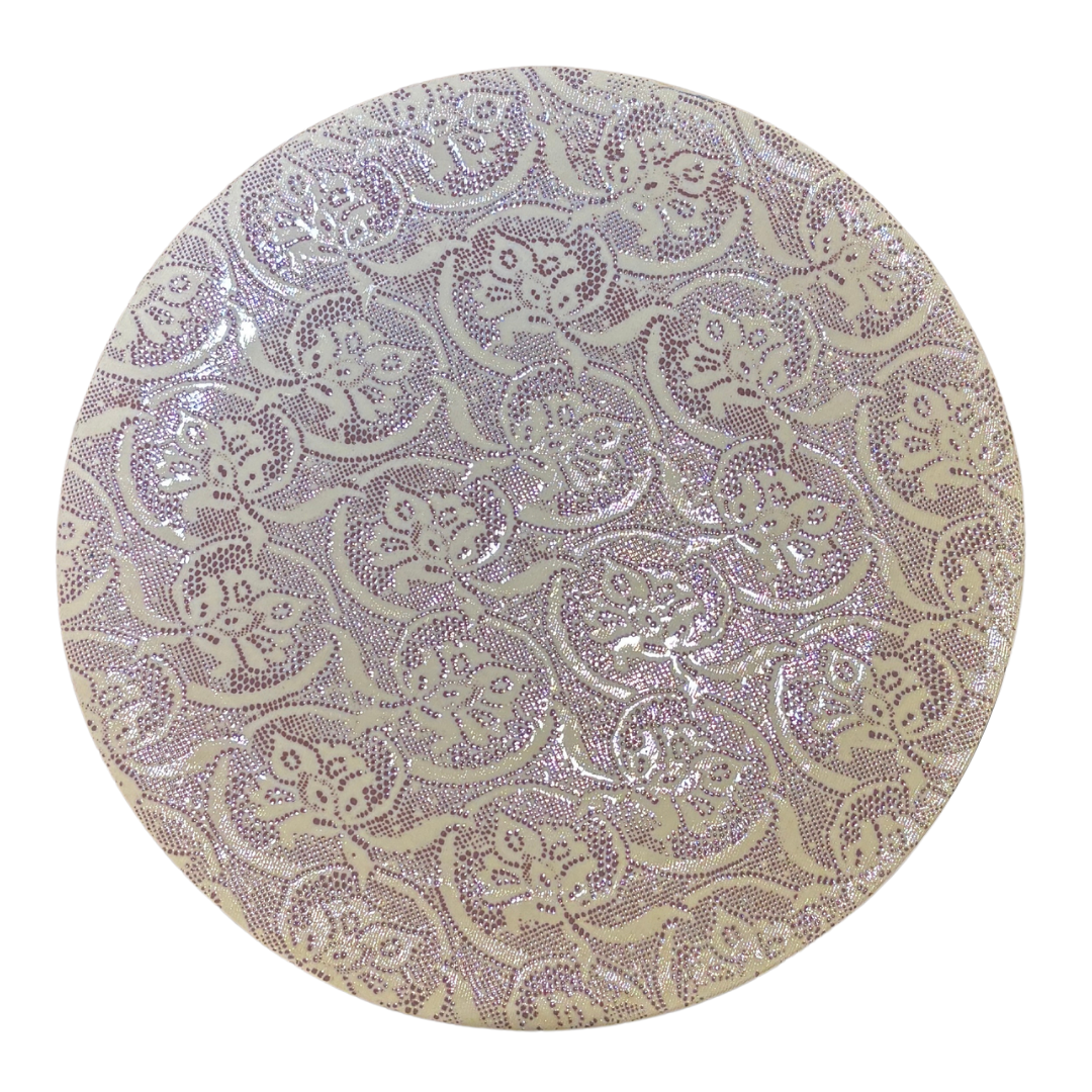 Dinner Plate/ Fleur De Lis Berry