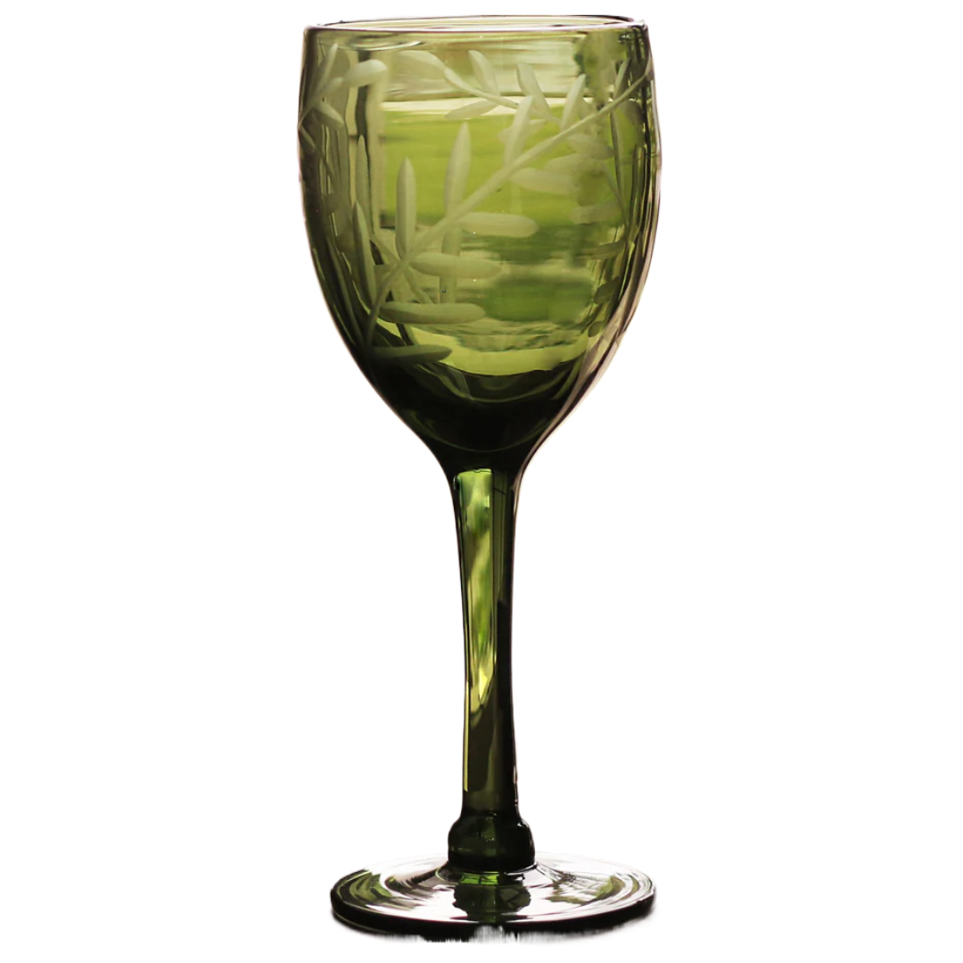 Fern Wine Glass