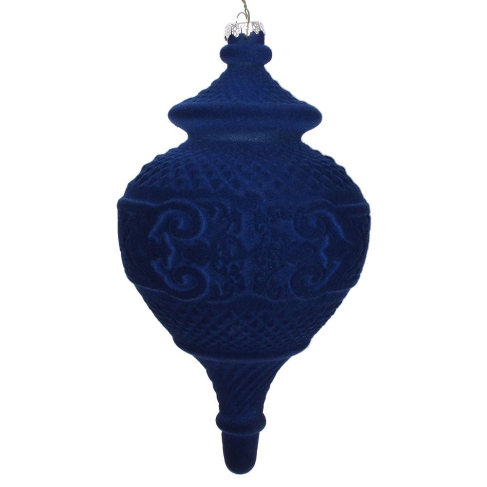 Flocked Finial Ornament