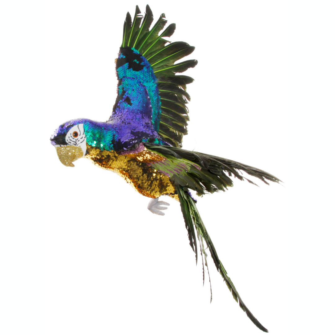 Flying Parrot Ornament