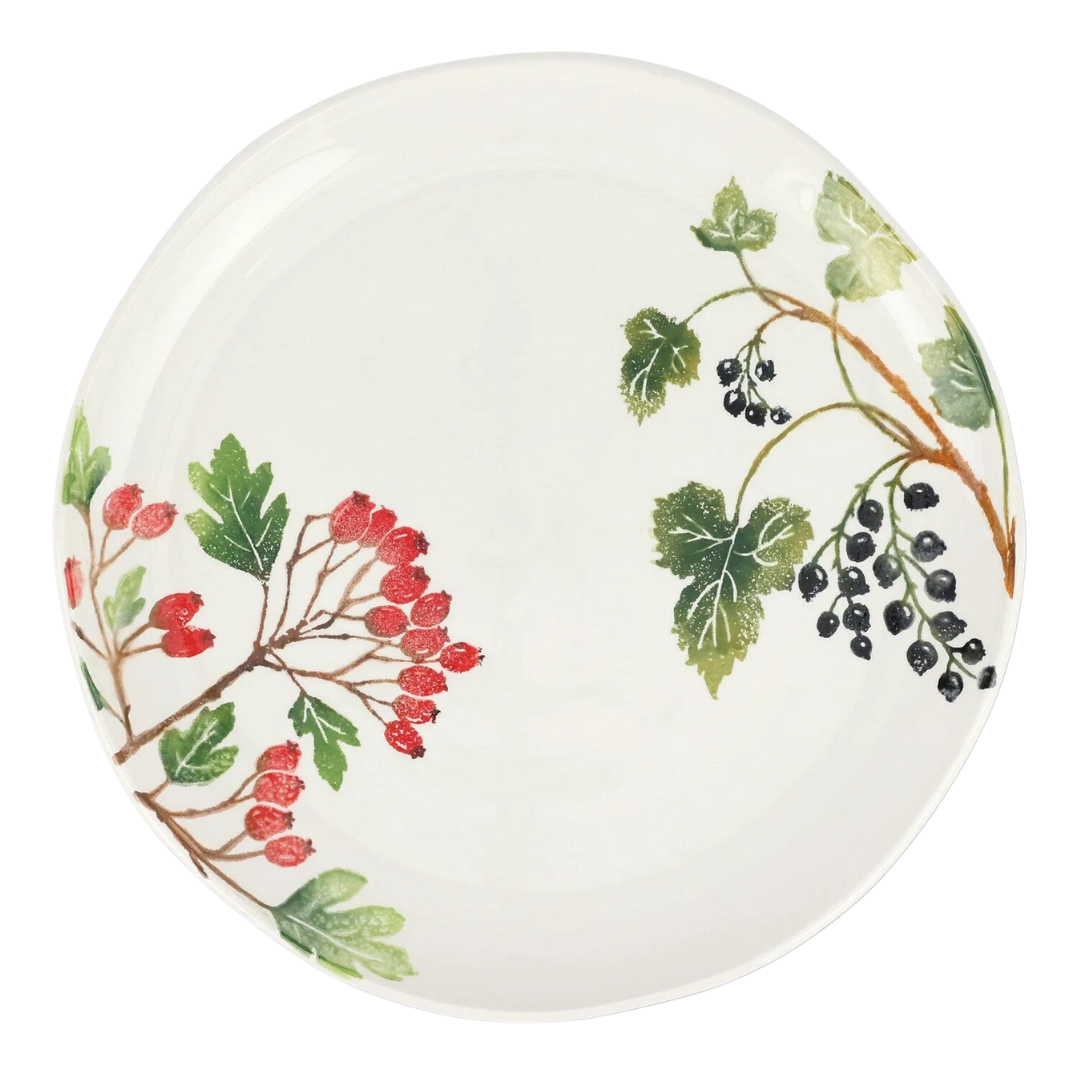 Foresta Primavera -Round Platter, Mixed Berries