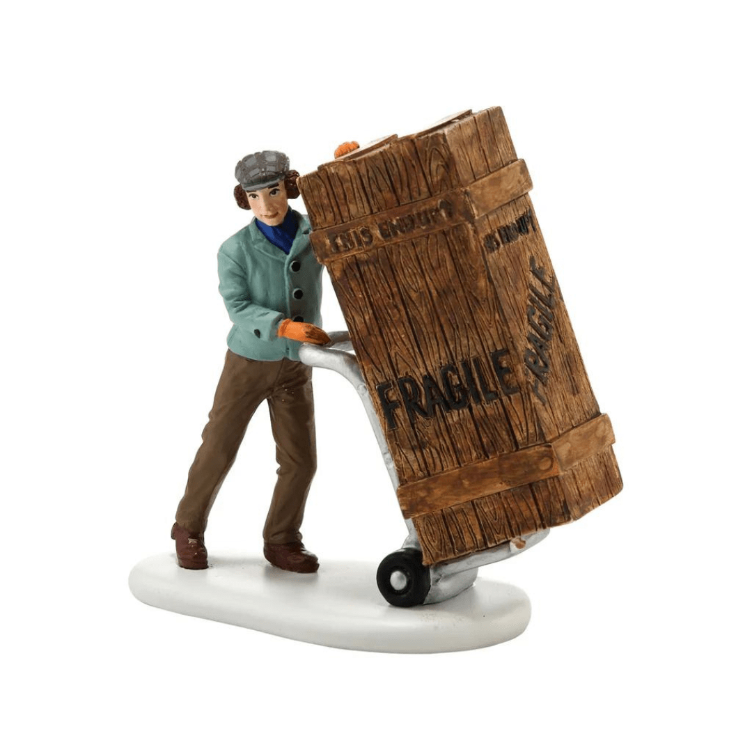 Fragile Delivery Village Figure