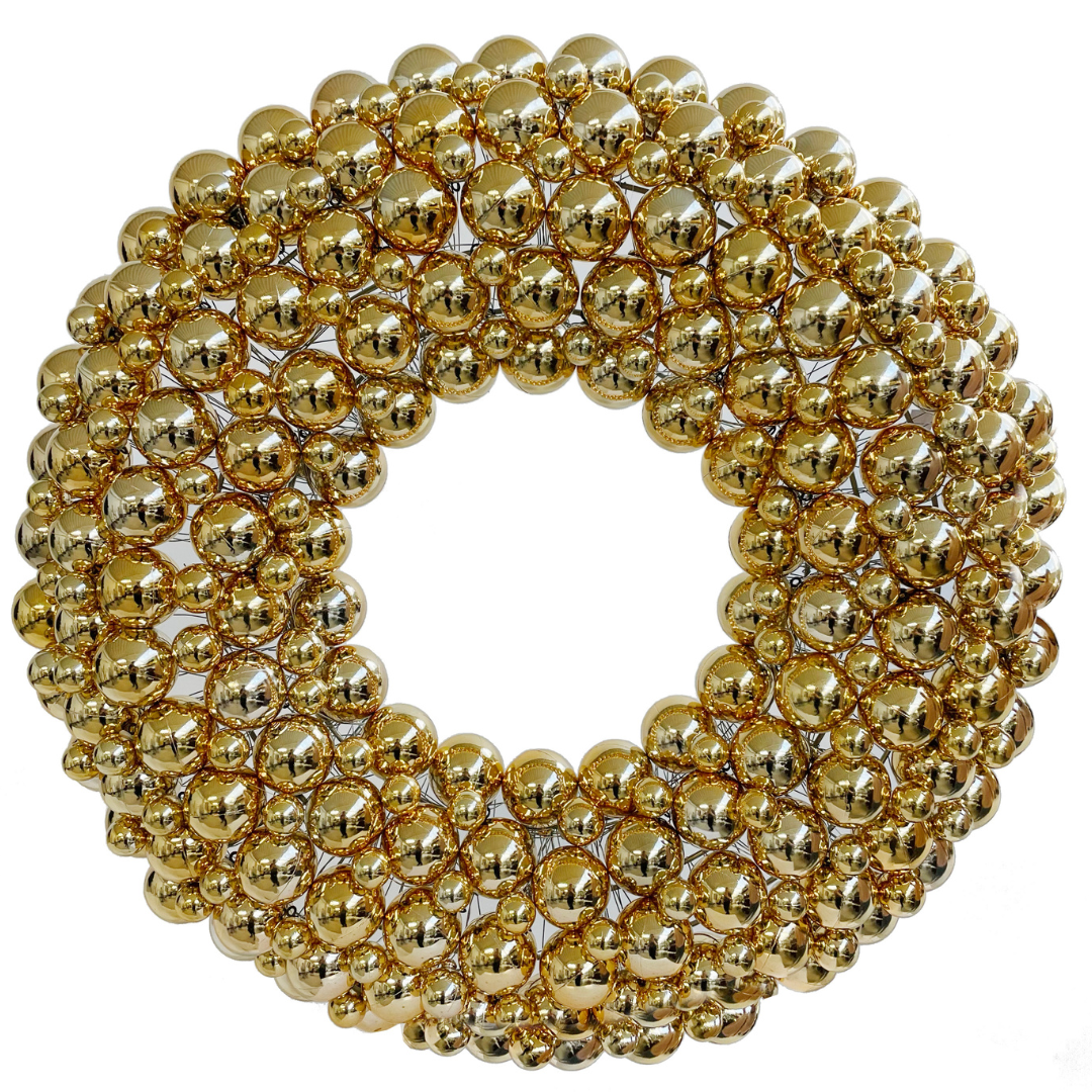 Gold Bubble Wreath